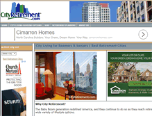 Tablet Screenshot of cityretirement.com